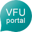 Droppe med texten VFU-portal